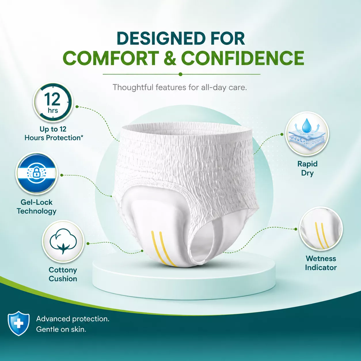 Carent Premium Adult Diaper Pants Ref 3