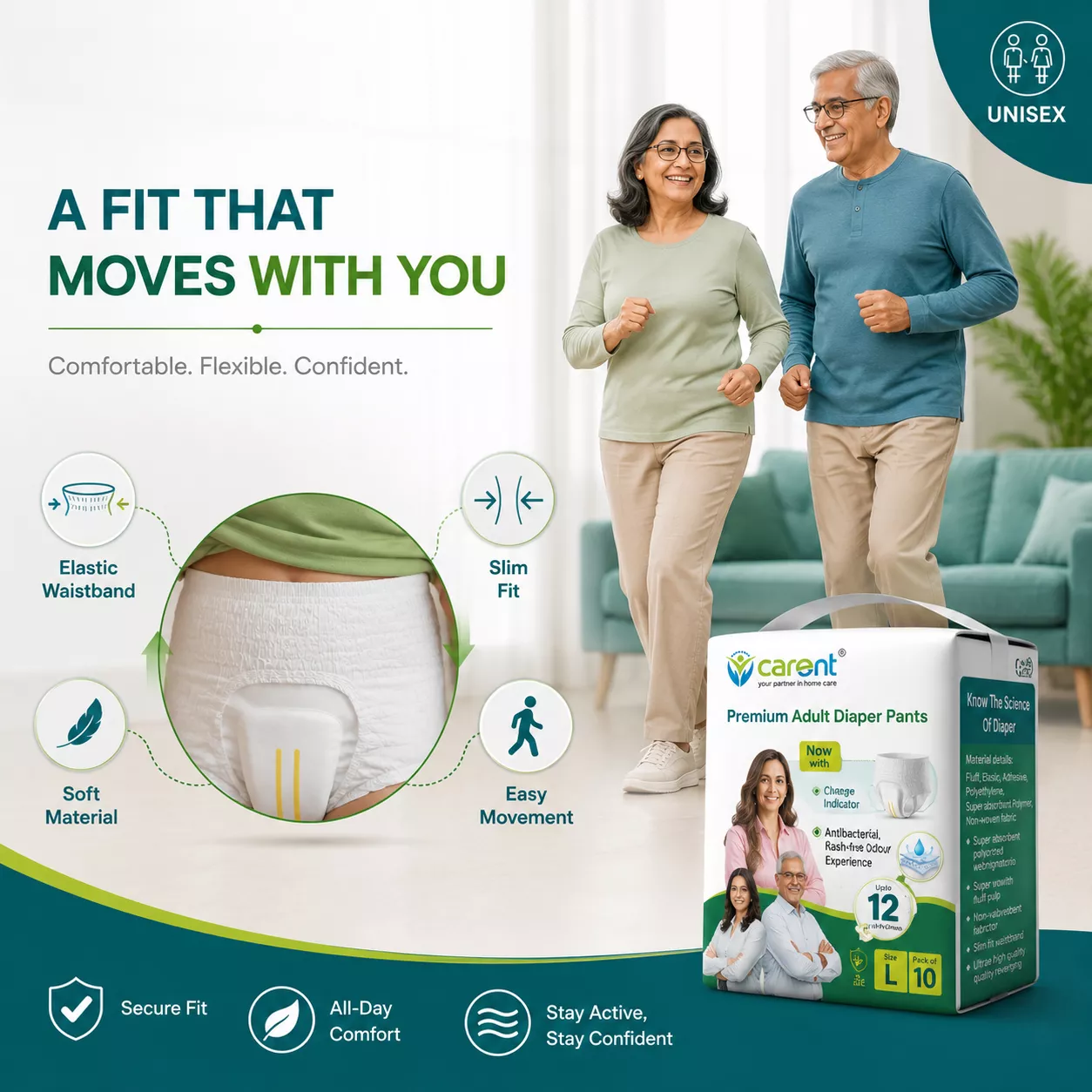 Carent Premium Adult Diaper Pants Ref 4
